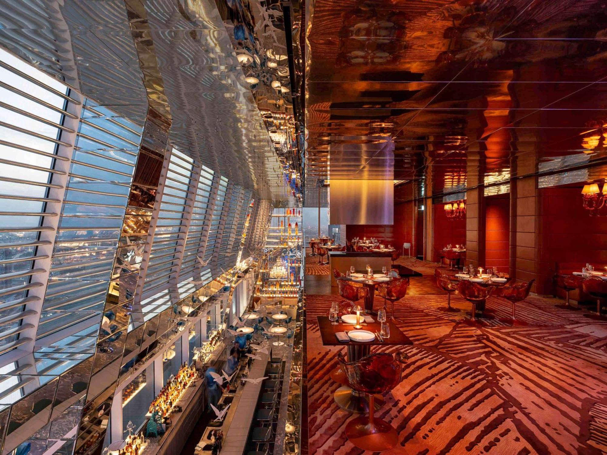 Fairmont Doha Lusail Exterior foto The interior of the restaurant