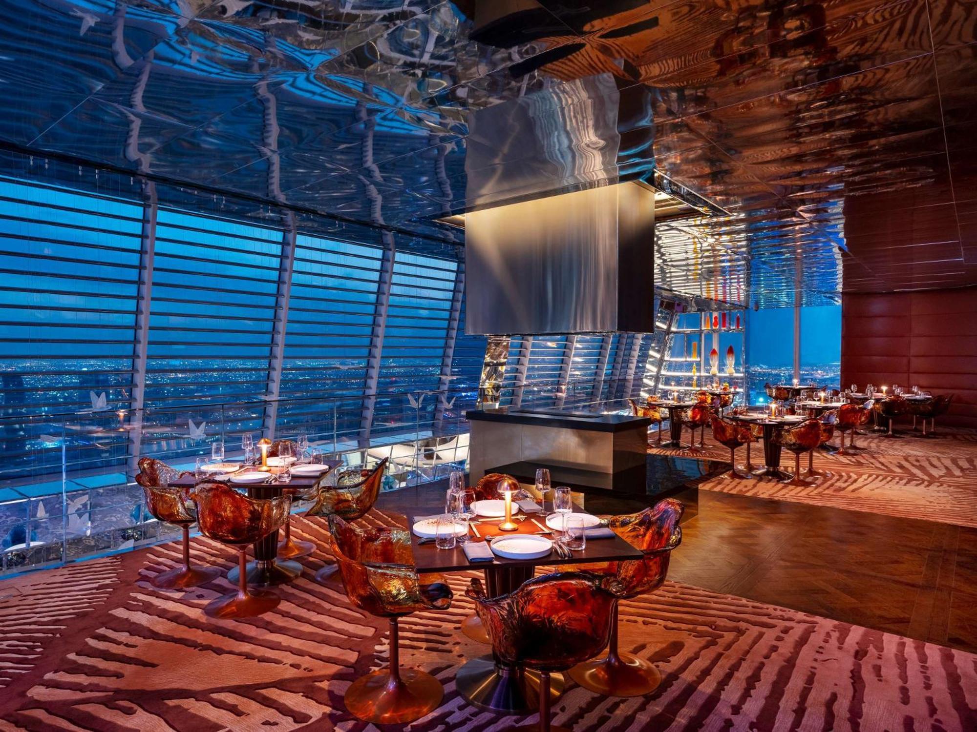 Fairmont Doha Lusail Exterior foto The interior of the restaurant